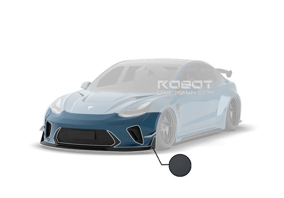 ROBOT - TESLA MODEL 3 HACKER WIDEBODY FRONT BUMPER AND FRONT LIP