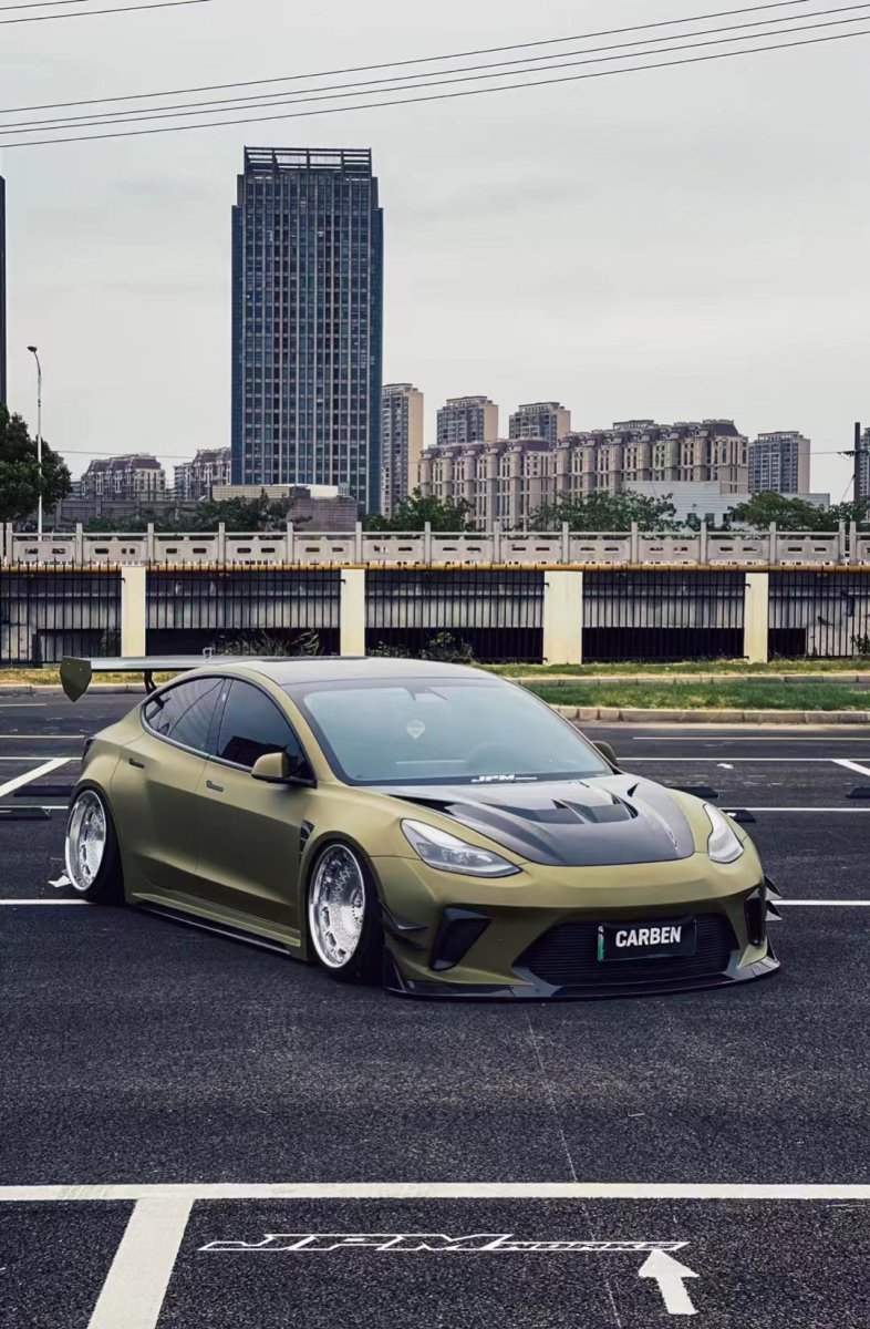 ROBOT - TESLA MODEL 3 HACKER WIDEBODY FRONT BUMPER AND FRONT LIP