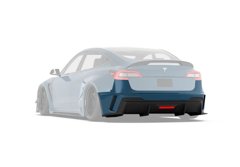 ROBOT - TESLA MODEL 3 HACKER WIDEBODY REAR BUMPER AND REAR DIFFUSER