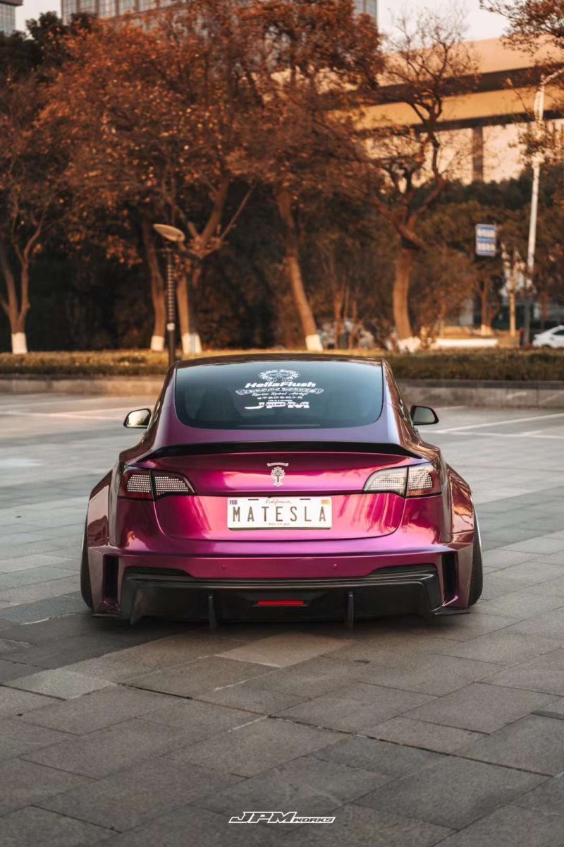 ROBOT - TESLA MODEL 3 HACKER WIDEBODY REAR BUMPER AND REAR DIFFUSER