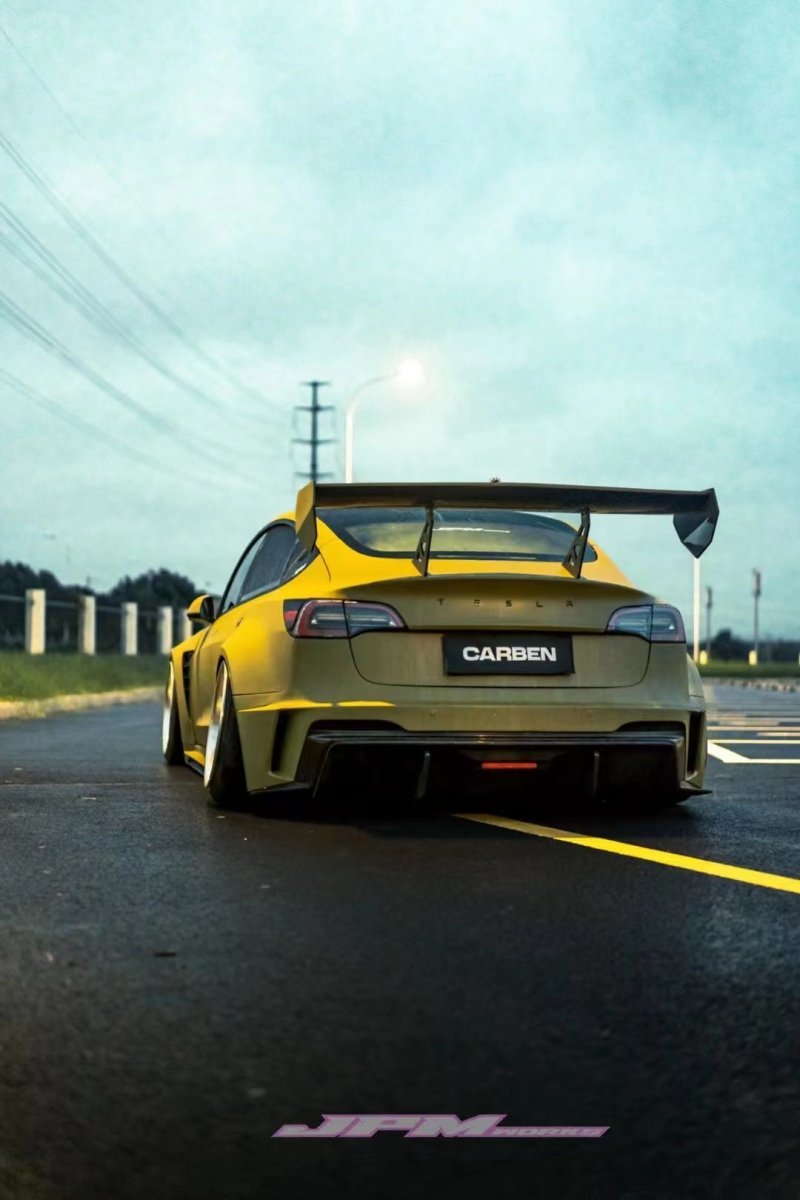 ROBOT - TESLA MODEL 3 HACKER WIDEBODY REAR BUMPER AND REAR DIFFUSER