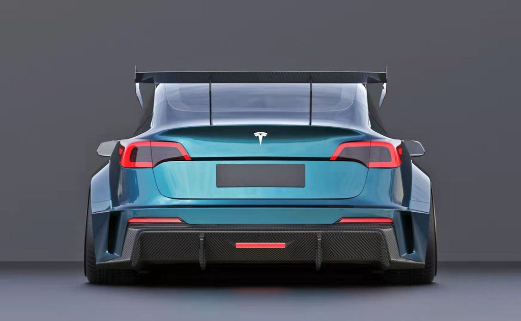 ROBOT - TESLA MODEL 3 HACKER WIDEBODY REAR BUMPER AND REAR DIFFUSER