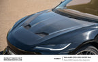ROBOT - TESLA MODEL 3 HIGHLAND 2024+ FRP / CARBON FIBRE FRONT HOOD BONNET "HACKER" STYLE
