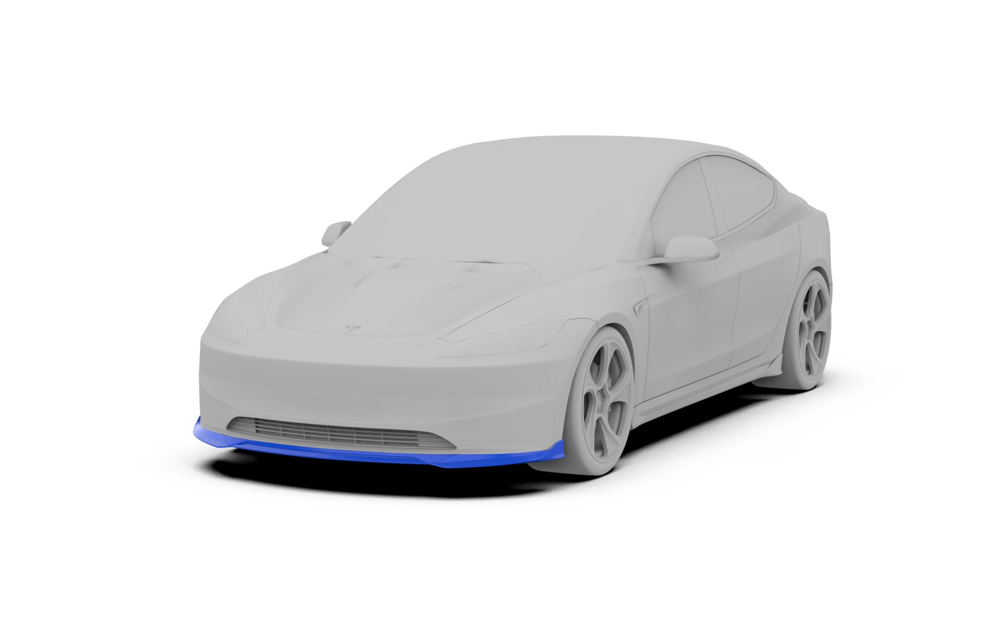 ROBOT - TESLA MODEL 3 HIGHLAND 2024+ FRP / CARBON FIBRE FRONT LIP ( LOWLINE)