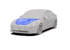 ROBOT - TESLA MODEL 3 HIGHLAND 2024+ FRP / CARBON FIBRE HOOD BONNET
