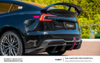 ROBOT - TESLA MODEL 3 HIGHLAND 2024+ FRP / CARBON FIBRE REAR BUMPER AND DIFFUSER "HACKER" STYLE