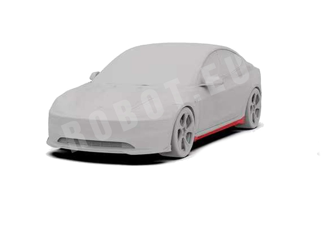 ROBOT - TESLA MODEL 3 HIGHLAND 2024+ FRP / CARBON FIBRE SIDE SKIRTS