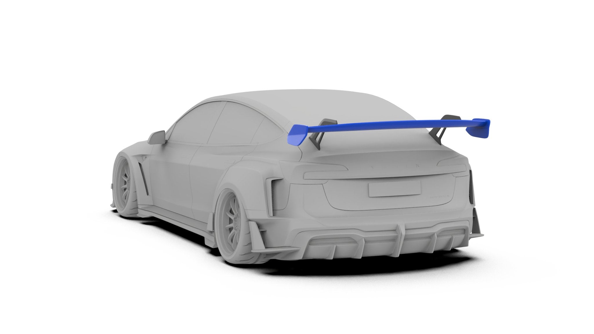 ROBOT - TESLA MODEL 3 HIGHLAND 2024+ FRP / CARBON FIBRE SPOILER "GT WING " STYLE