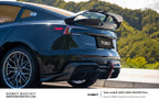 ROBOT - TESLA MODEL 3 HIGHLAND 2024+ FRP / CARBON FIBRE SPOILER "HACKER" STYLE