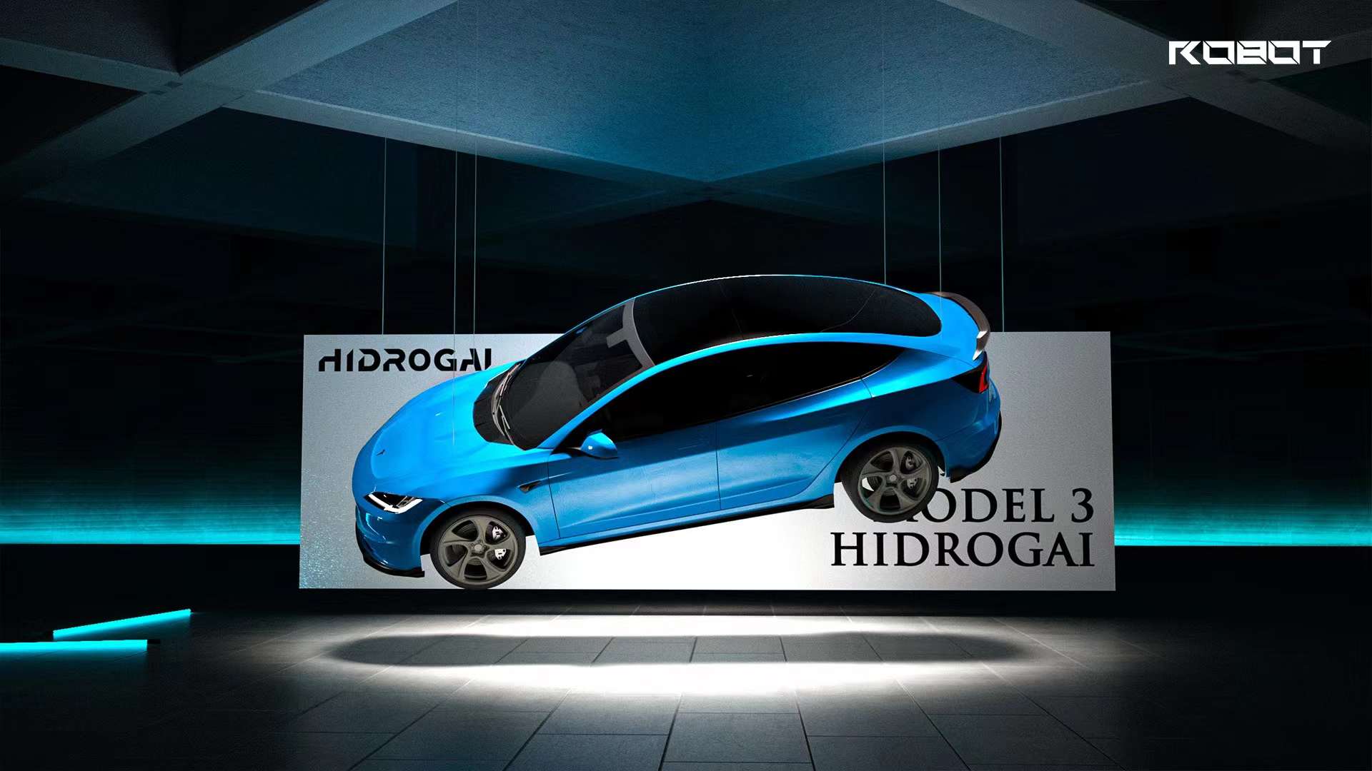 ROBOT - TESLA MODEL 3 HIGHLAND 2024+ LOWLINE FRP / CARBON FIBRE BODYKIT