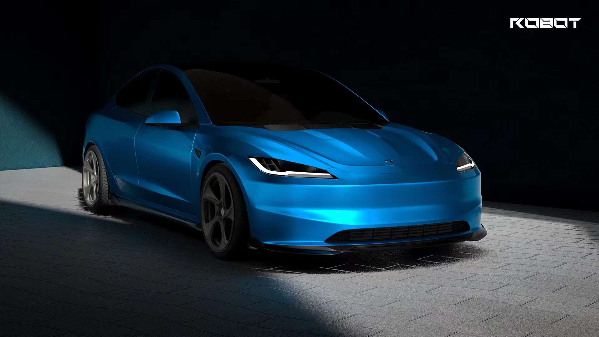 ROBOT - TESLA MODEL 3 HIGHLAND 2024+ LOWLINE FRP / CARBON FIBRE BODYKIT