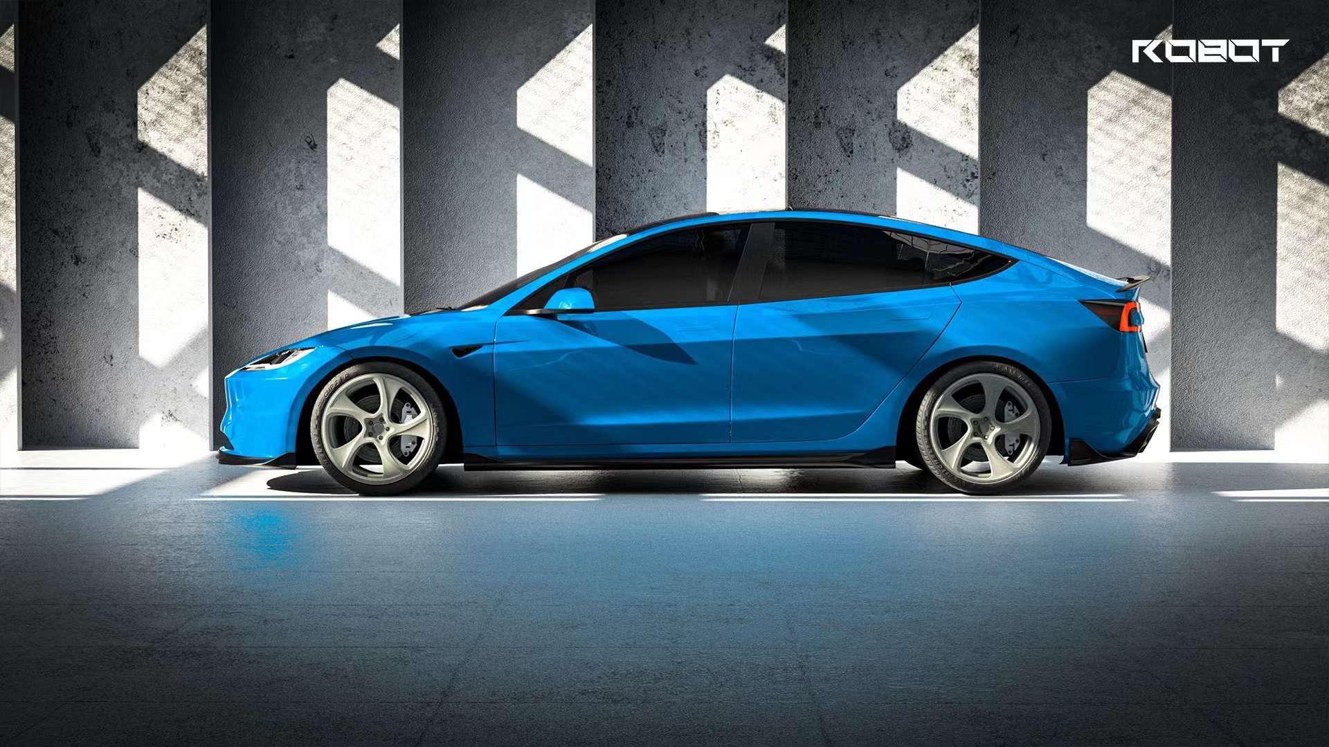 ROBOT - TESLA MODEL 3 HIGHLAND 2024+ LOWLINE FRP / CARBON FIBRE BODYKIT