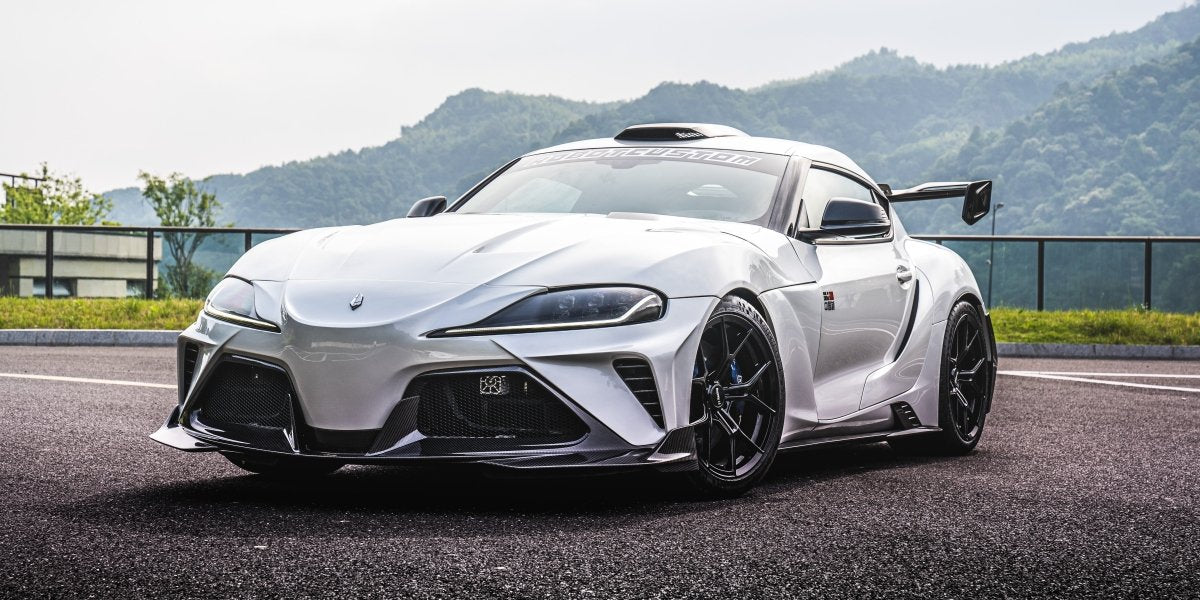 ROBOT - TOYOTA GR SUPRA  "HYPERION" ACTIVE AERO ROOF SCOOP & REAR LOUVERS & GT WING