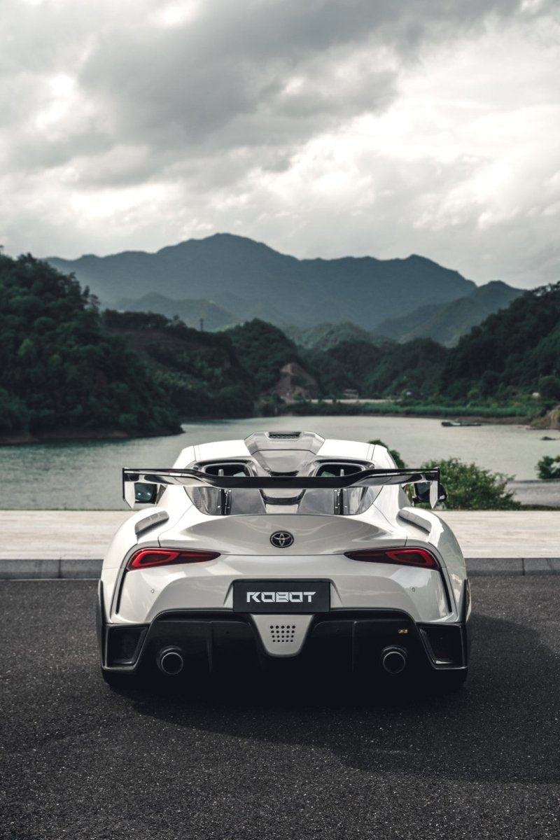 ROBOT - TOYOTA GR SUPRA  "HYPERION" ACTIVE AERO ROOF SCOOP & REAR LOUVERS & GT WING