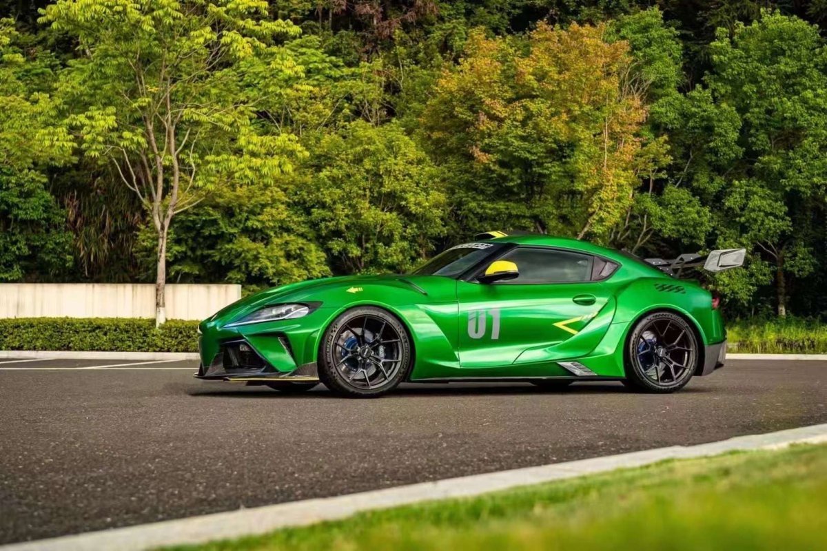 ROBOT  - TOYOTA GR SUPRA "HYPERION" WIDEBODY FENDER FLARES WHEEL ARCHES & SIDE SKIRTS PACKAGE