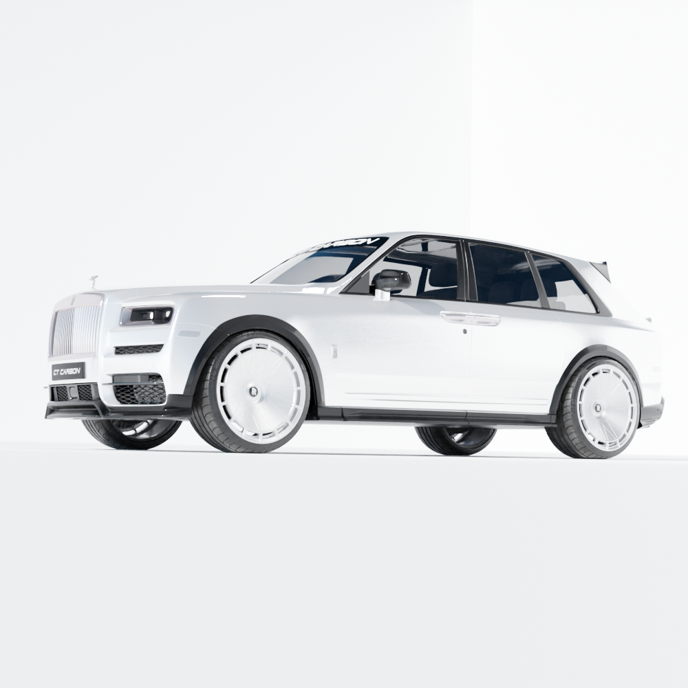 ROLLS ROYCE CULLINAN CARBON FIBRE SIDE SKIRTS - CT DESIGN