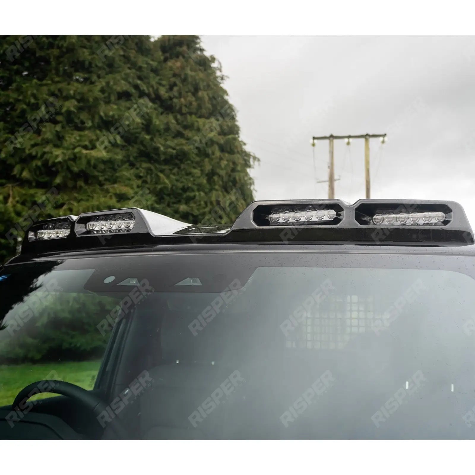Roof Light Pod V2 In Gloss Black For Land Rover Defender L663 90/110/130 2020+