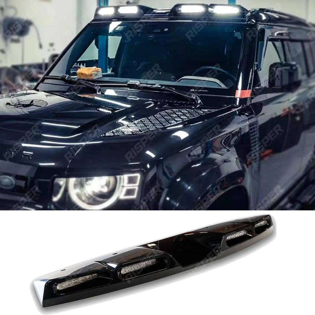 Roof Light Pod V2 In Gloss Black For Land Rover Defender L663 90/110/130 2020+