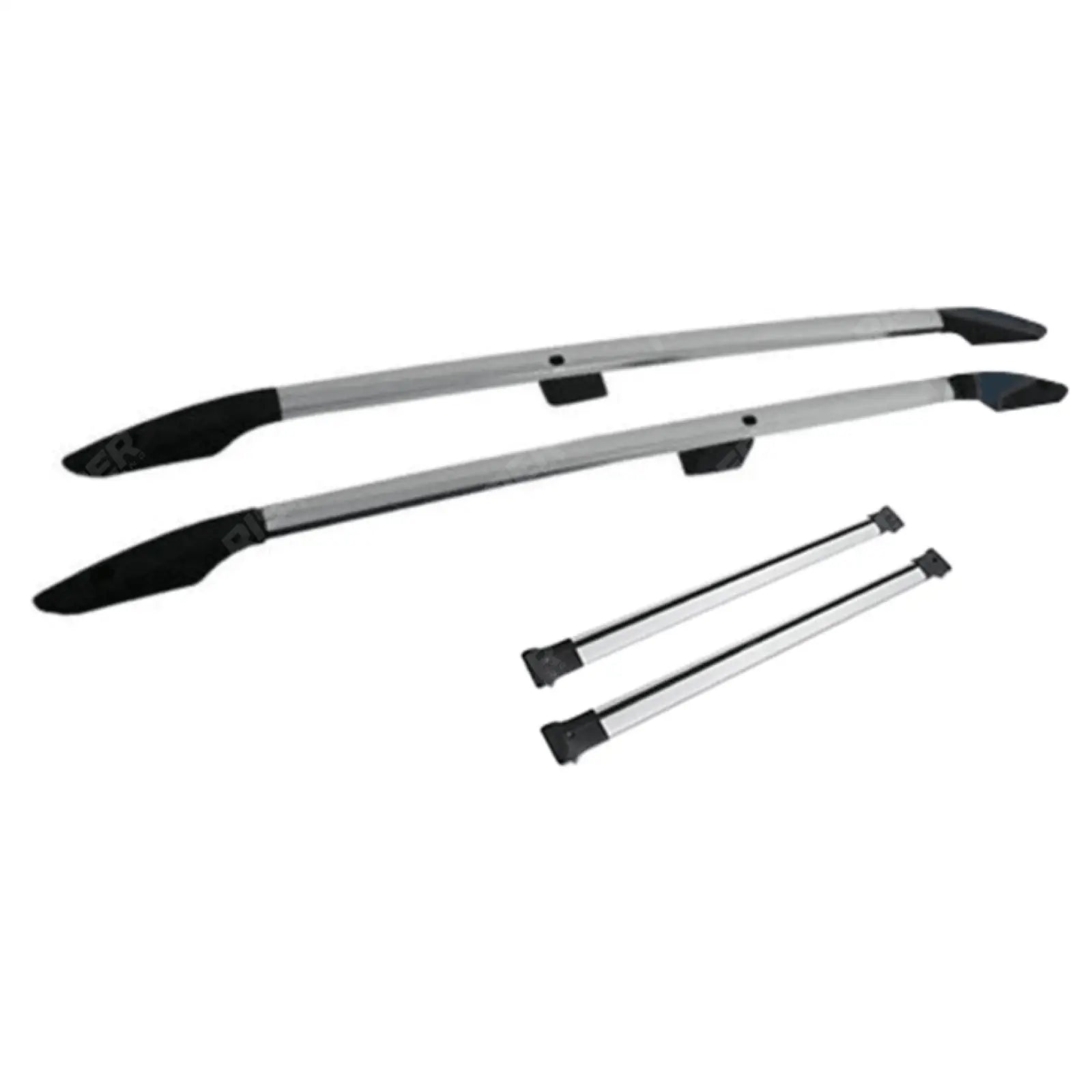 Roof Rails And Cross Bars Set Silver For Vw Caddy 2010 On