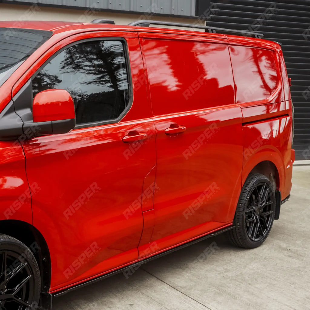 Roof Rails In Black For Ford Transit Custom 2024+ - SWB Sport Style