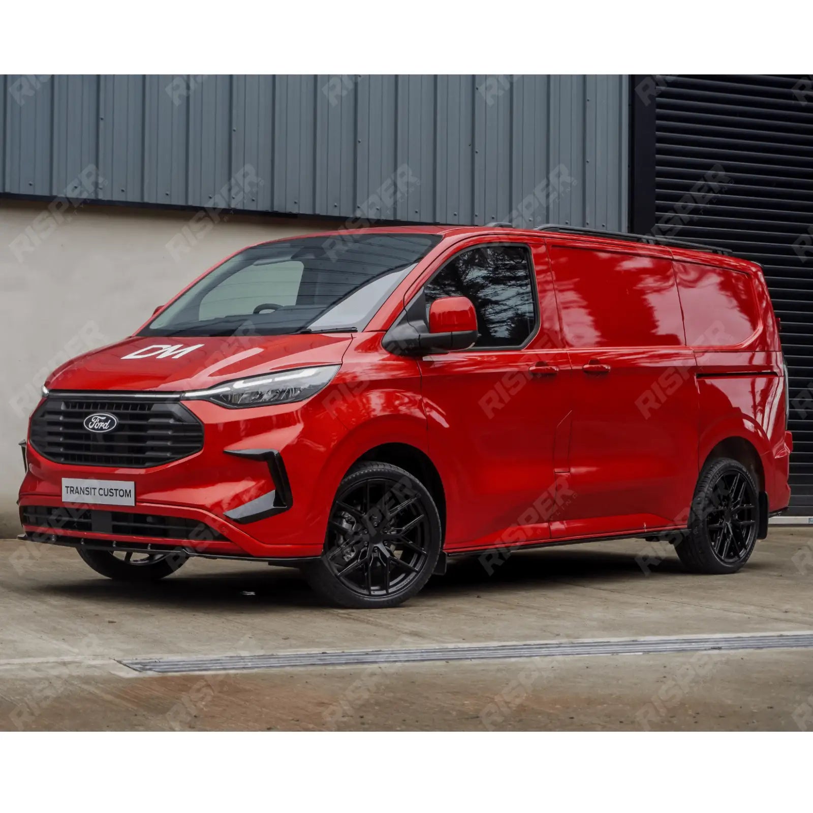 Roof Rails In Black For Ford Transit Custom 2024+ - SWB Sport Style
