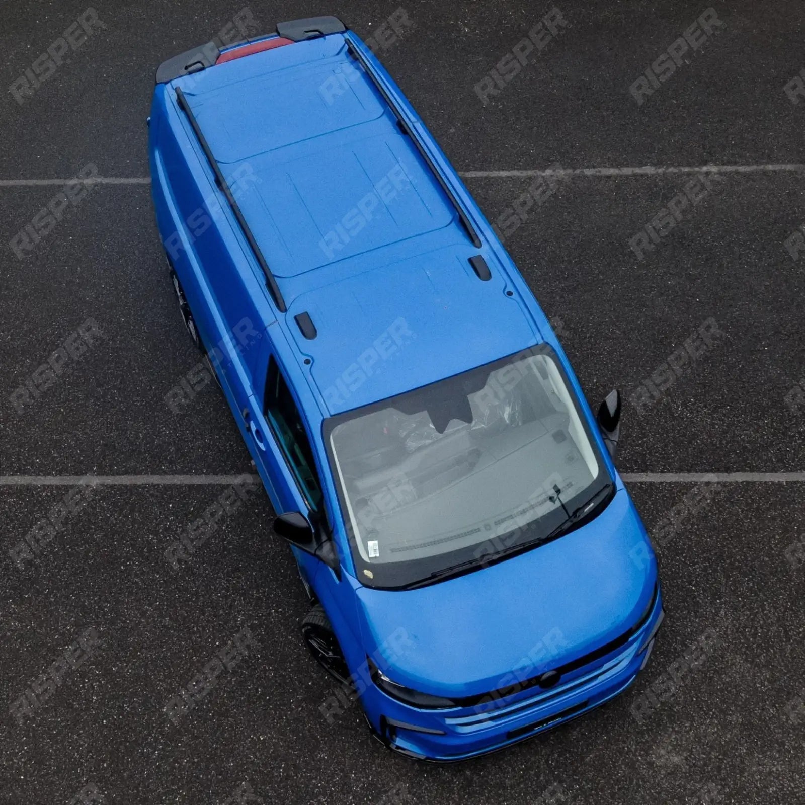 Roof Rails In Black For Volkswagen Transporter T7 2024+ - LWB Sport Style