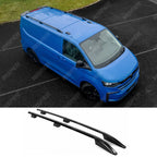 Roof Rails In Black For Volkswagen Transporter T7 2024+ - SWB Sport Style