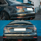 RS4 Style Rear Spoiler In Gloss Black For Audi A4 B9 2016-2019