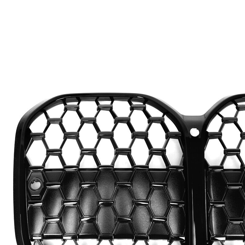 BMW G22, G23, 4 Series Grille Diamond Style 2020+ Gloss Black