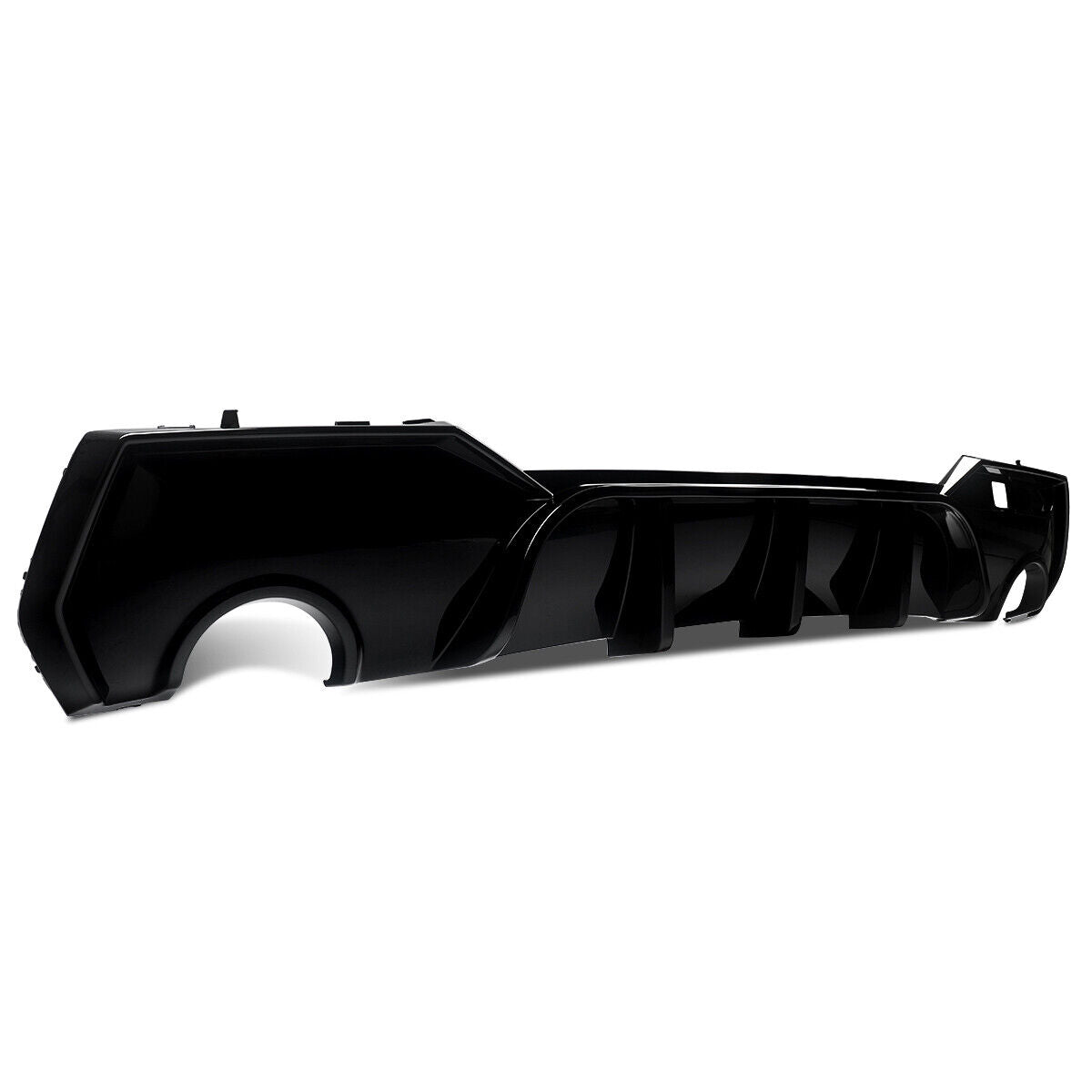 BMW 4 Series G22, G23 Round M Sport/M440I Diffuser Pre-LCI GLOSS BLACK)