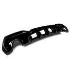 BMW 4 Series G22, G23 Round M Sport/M440I Diffuser Pre-LCI GLOSS BLACK)
