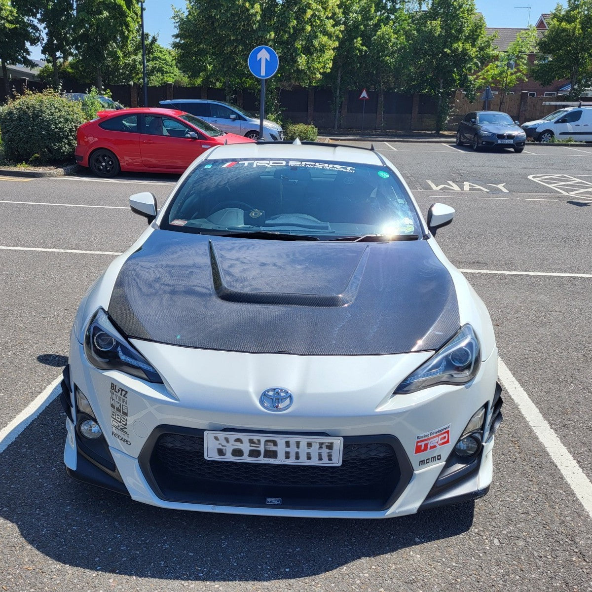 VS Style Carbon Fibre Bonnet for Toyota GT86 12-20