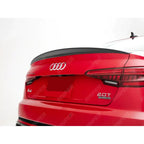 S4 Style Rear Spoiler In Gloss Black For Audi A4 B9 2016-2019