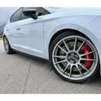 Seat Leon Fr / Cupra / Standard 2012-2019 Risper Side Skirt Splitters In Gloss Black