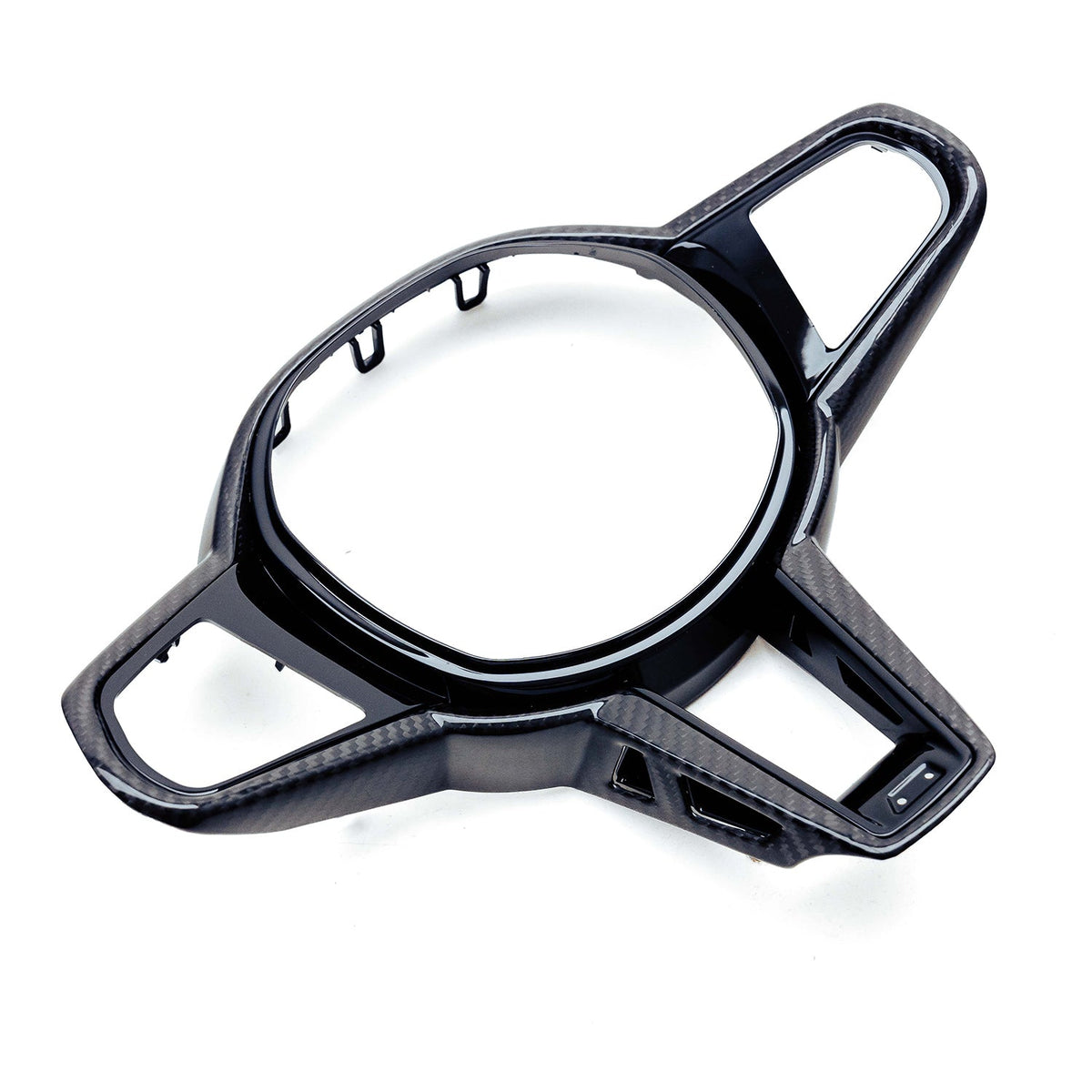 SHFT BMW G80/G81 M3, G82/G83 M4 & G87 M2 LCI 2 Gloss Carbon Fibre Steering Wheel Trim