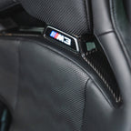 SHFT BMW G80/G81 M3, G82/G83 M4 & G87 M2 Gloss Carbon Fibre Seat Centre Trim Covers