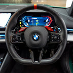 SHFT BMW G90 & G99 M5 Carbon Fibre Steering Wheel Trim + Paddles Set