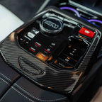 SHFT BMW G90/G99 M5 & G60/G61 5 Series Interior Gear Surround In Gloss Carbon Fibre