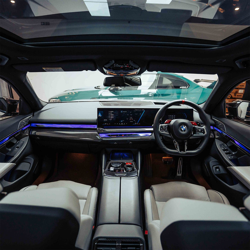 SHFT BMW G90/G99 M5 & G60/G61 5 Series Full Interior Kit In Gloss Carbon Fibre