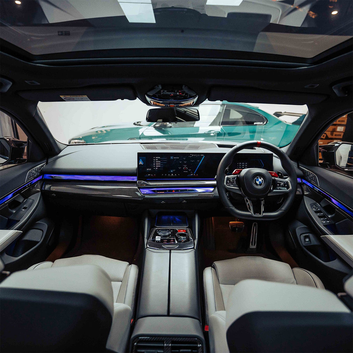 SHFT BMW G90/G99 M5 & G60/G61 5 Series Full Interior Kit In Gloss Carbon Fibre