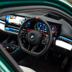 SHFT Gloss Carbon Fibre Steering Wheel Trim For BMW G90/G99 M5, G60/G61 5 Series, G45 X3 & G70 7 Series & more