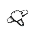 SHFT Gloss Carbon Fibre Steering Wheel Trim For BMW G90/G99 M5, G60/G61 5 Series, G45 X3 & G70 7 Series & more