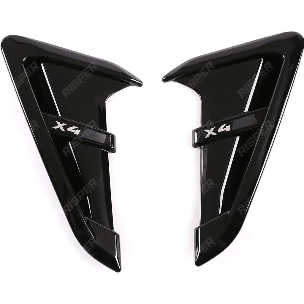 Side Fenders In Gloss Black For BMW X4 2018-2020