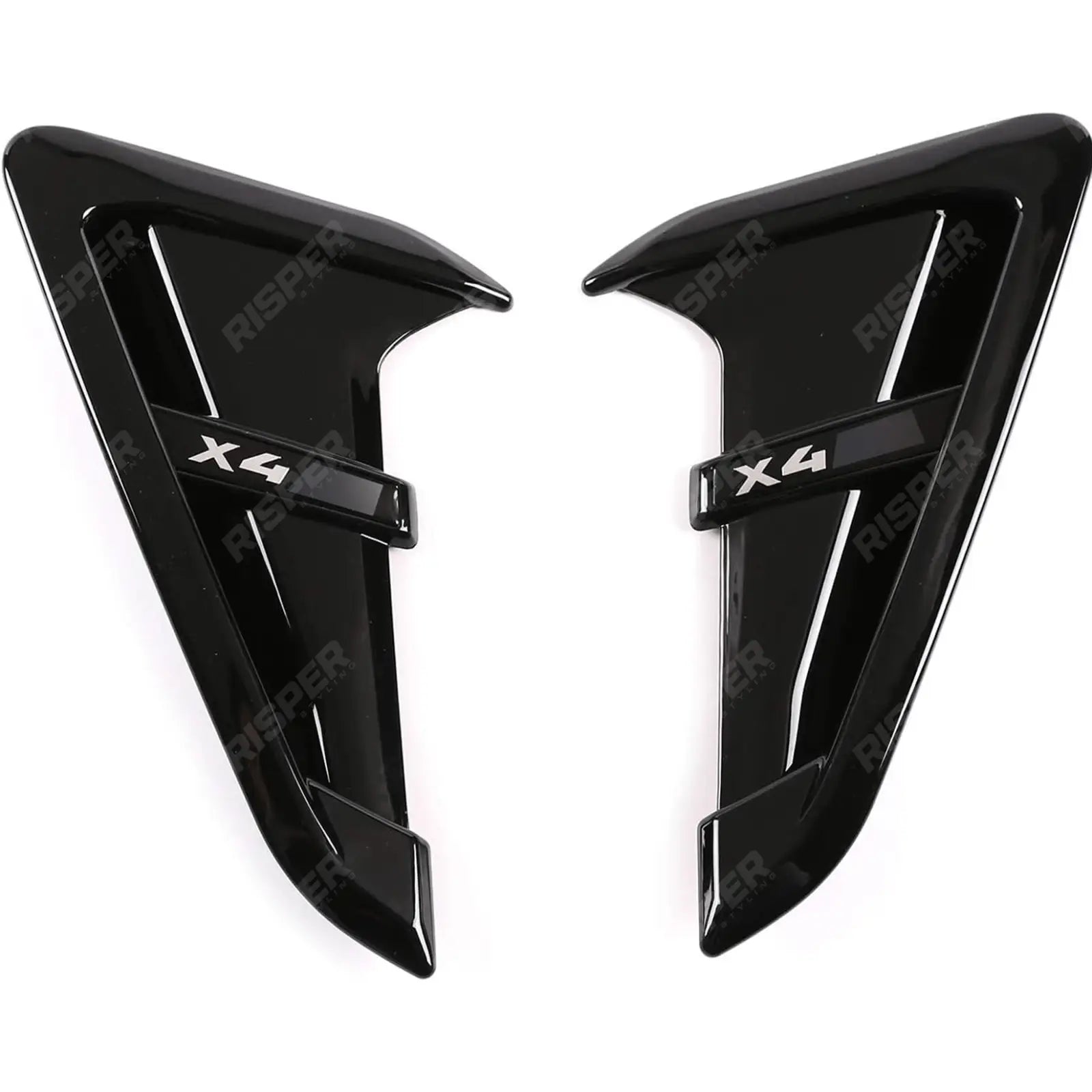 Side Fenders In Gloss Black For BMW X4 2018-2020