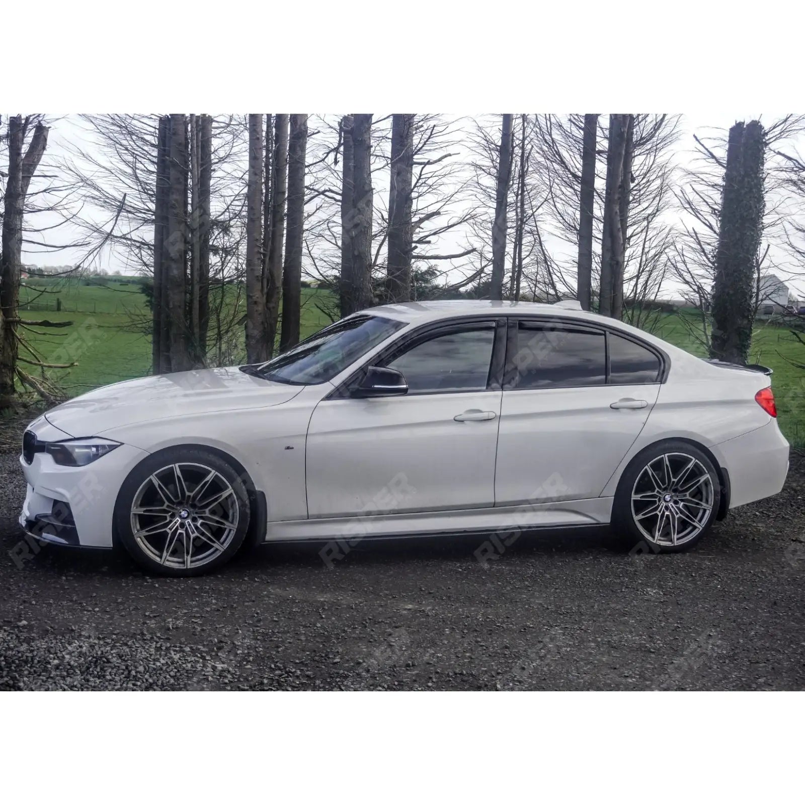 Side Skirt Splitters Carbon Style For BMW 3 Series F30 F35 M Sport