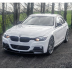 Side Skirt Splitters Carbon Style For BMW 3 Series F30 F35 M Sport