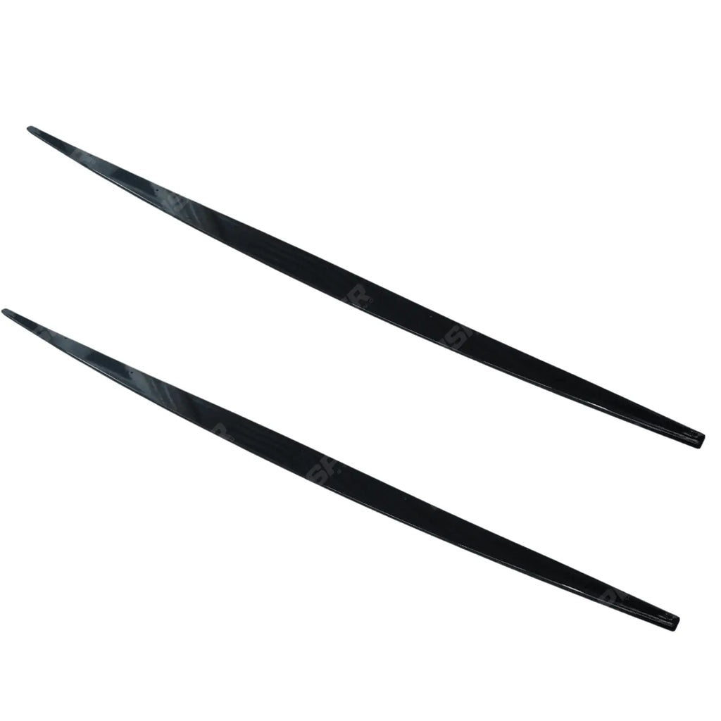 Side Skirt Splitters In Gloss Black For Bmw 1 Series F20 M Sport 2011-2019
