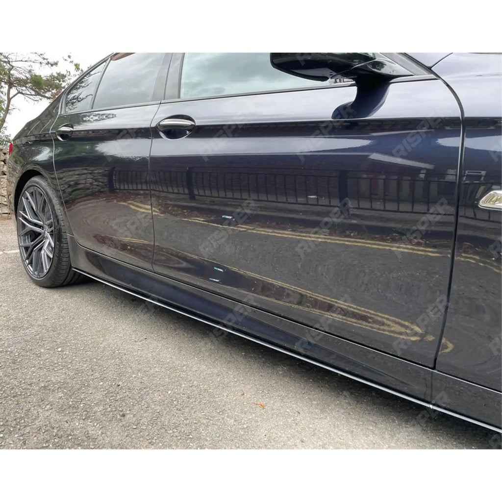 Side Skirt Splitters in Gloss Black For BMW 5 Series M Sport F10 F18