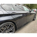 Side Skirt Splitters in Gloss Black For BMW 5 Series M Sport F10 F18