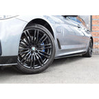 Side Skirt Splitters In Gloss Black For BMW 5 Series M Sport G30 G31 2017+